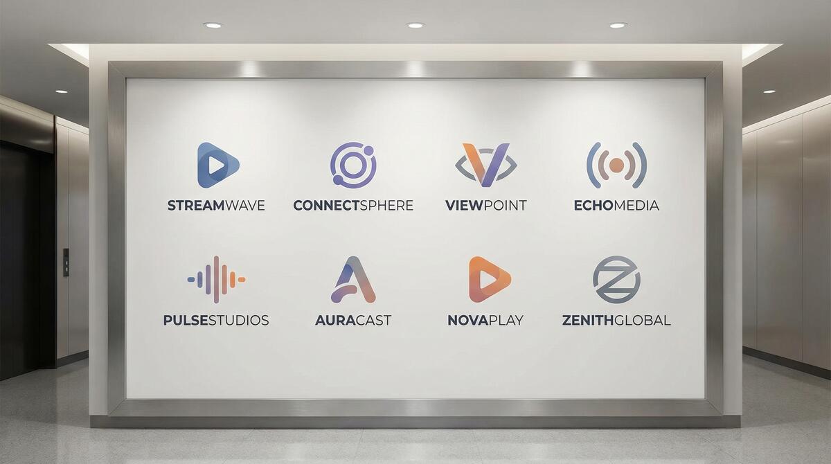 黄色仓库合作品牌Logo墙